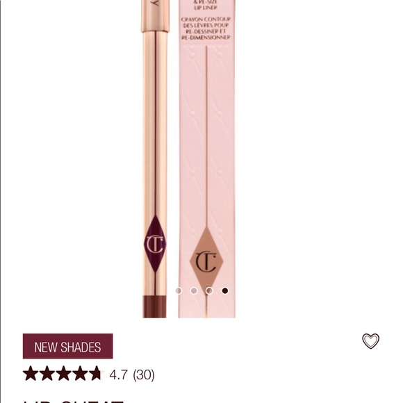 NEW Charlotte Tilbury Lip Cheat Lipliner Pillow T3 - Picture 5 of 10